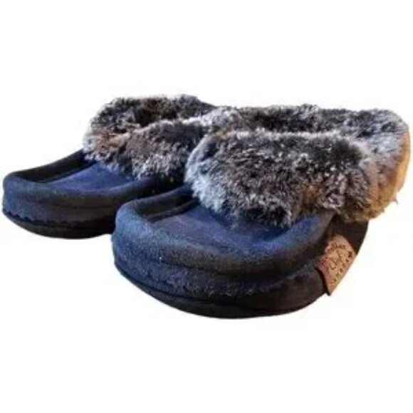 Laurentian Chief Canada Blue Mocassins - Picture 5 of 9